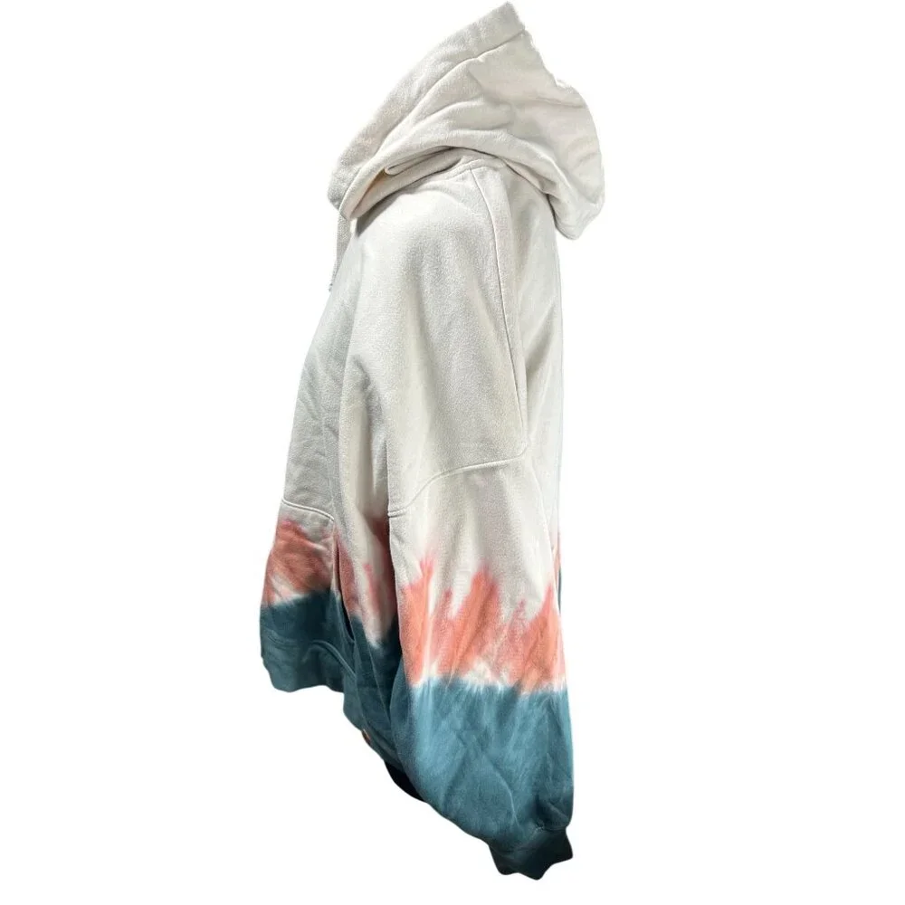 Alpine Design Tie-Dye Hoodie L Soft Cotton Blend Pullover Hooded Sweatshirt Mult - Picture 2 of 11